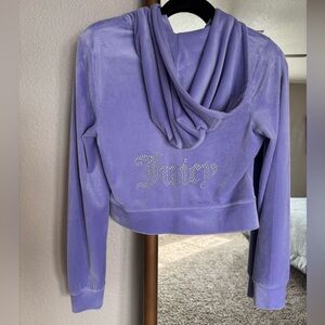 Juicy Coture x Forever 21 Lavender Velour Jacket With Juicy Logo Sz S